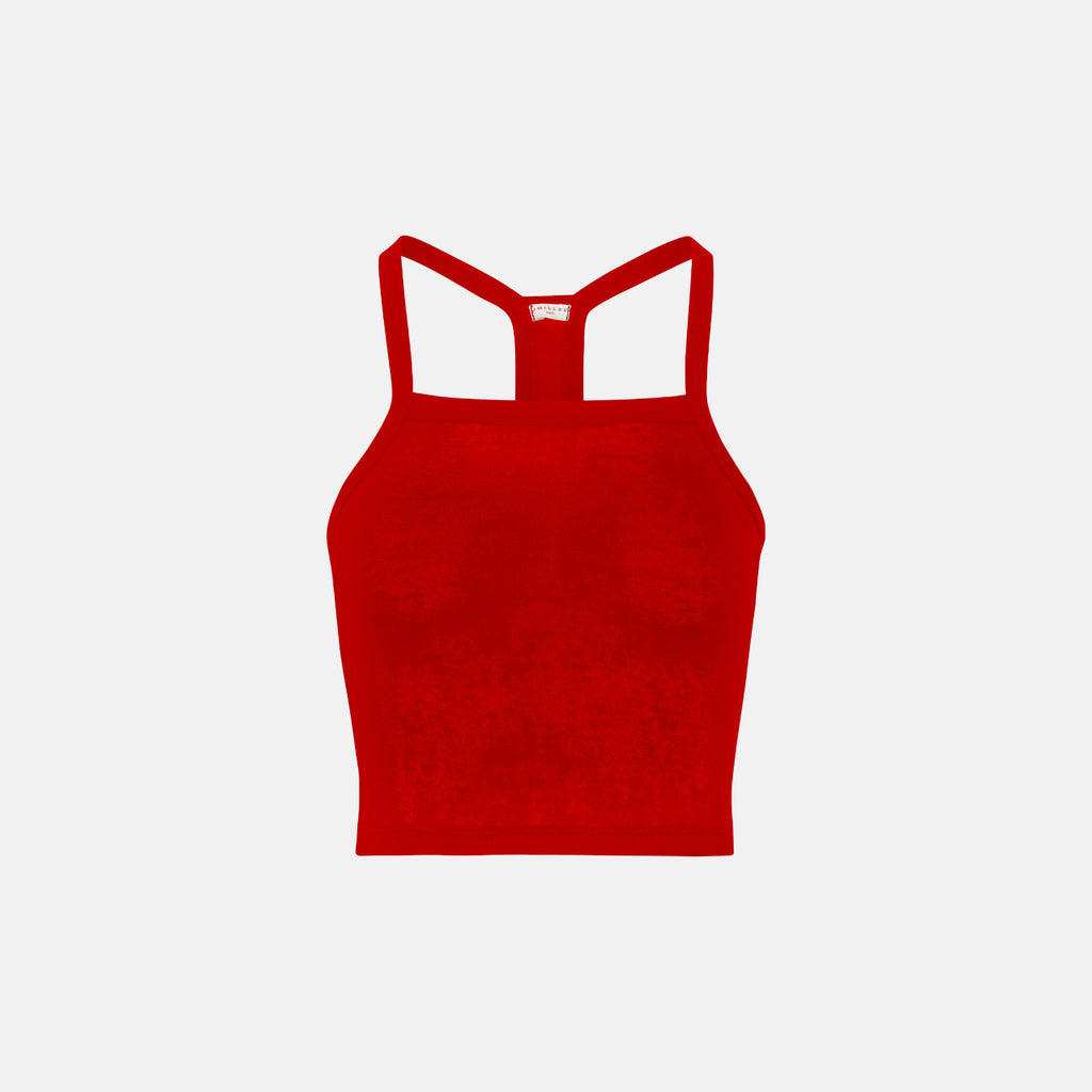 SHEER TANK - CHERRY