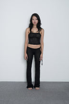 THE SHEER FLAREY PANTS - COAL