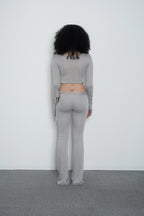 THE SHEER FLAREY PANTS - SEAL