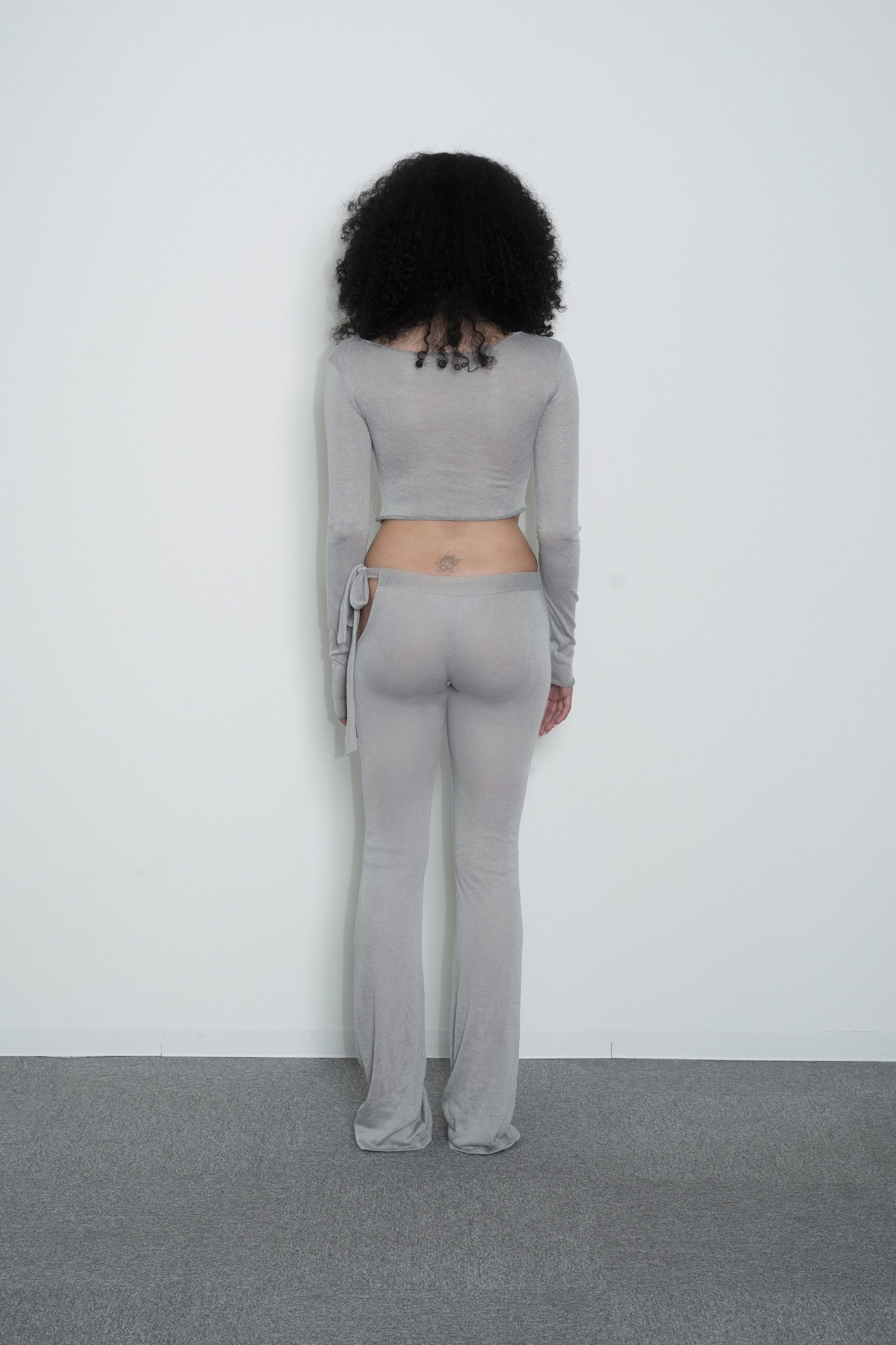 THE SHEER FLAREY PANTS - SEAL