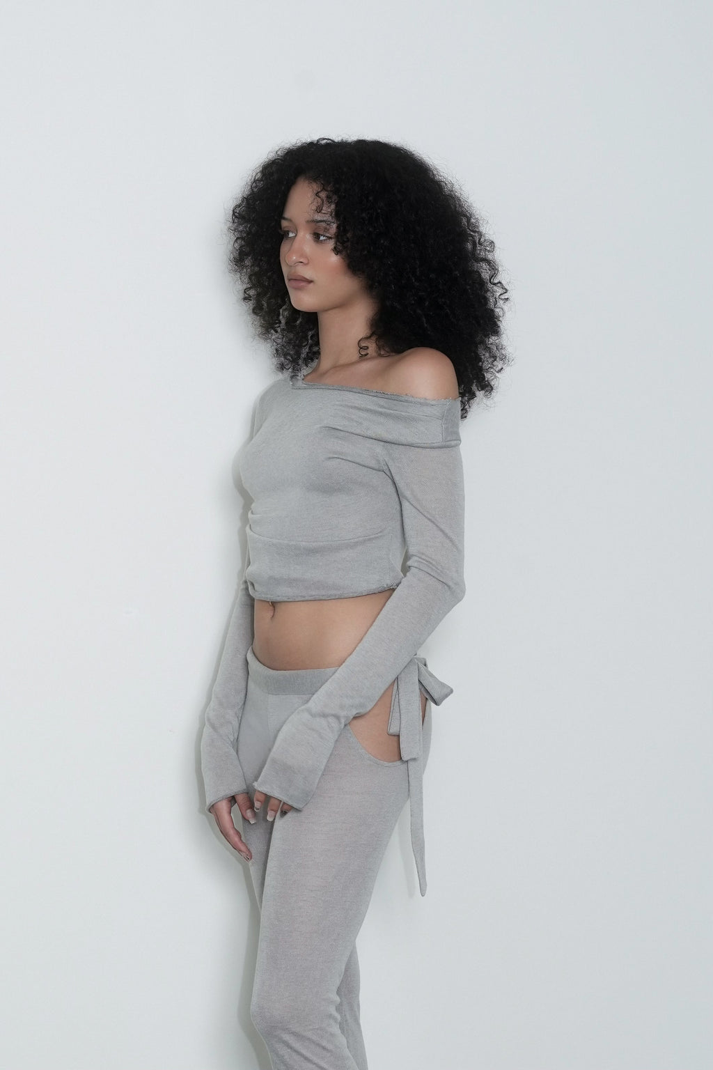 SHEER LONG SLEEVE  LAYER TOP - SEAL