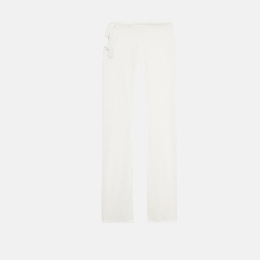 THE SHEER FLAREY PANTS - SNOW